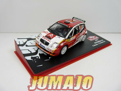 RMC6 1/43 IXO Altaya Rallye Monte Carlo : Citroen C2 Meeke Patterson 2005 #35