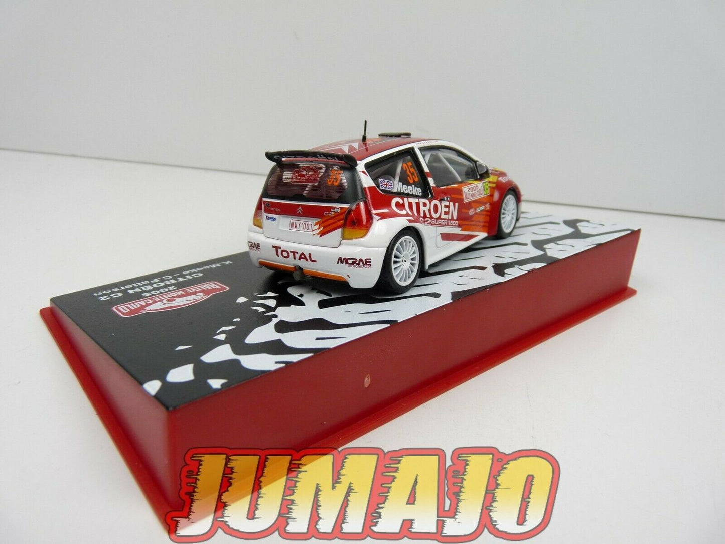 RMC6 1/43 IXO Altaya Rallye Monte Carlo : Citroen C2 Meeke Patterson 2005 #35