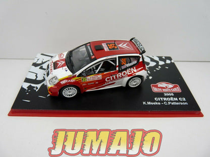 RMC6 1/43 IXO Altaya Rallye Monte Carlo : Citroen C2 Meeke Patterson 2005 #35