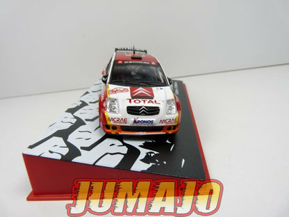 RMC6 1/43 IXO Altaya Rallye Monte Carlo : Citroen C2 Meeke Patterson 2005 #35