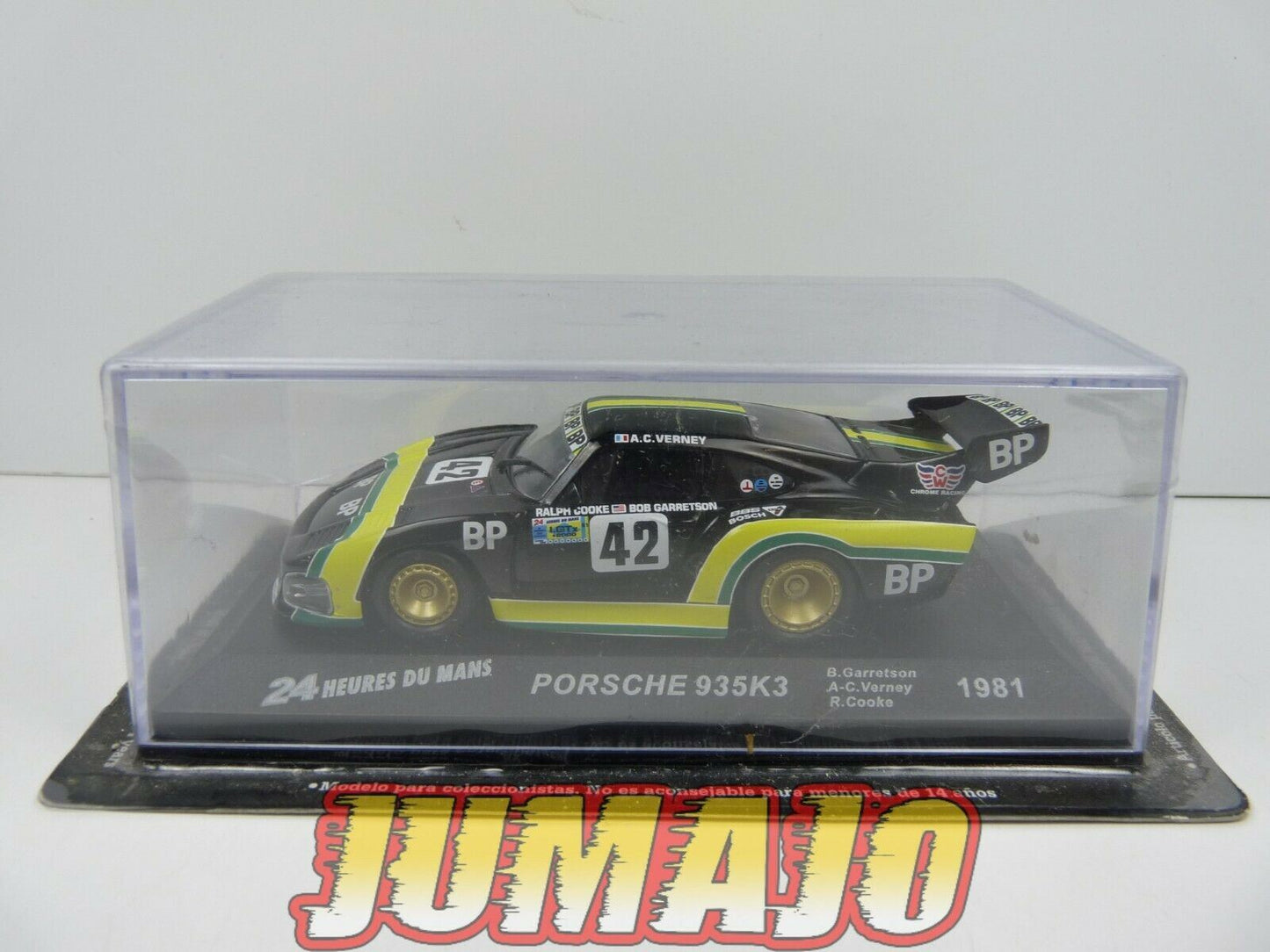 LM55 voiture 1/43 IXO 24 Heures Le Mans : PORSCHE 935K3 #42 B.Garretson 1981