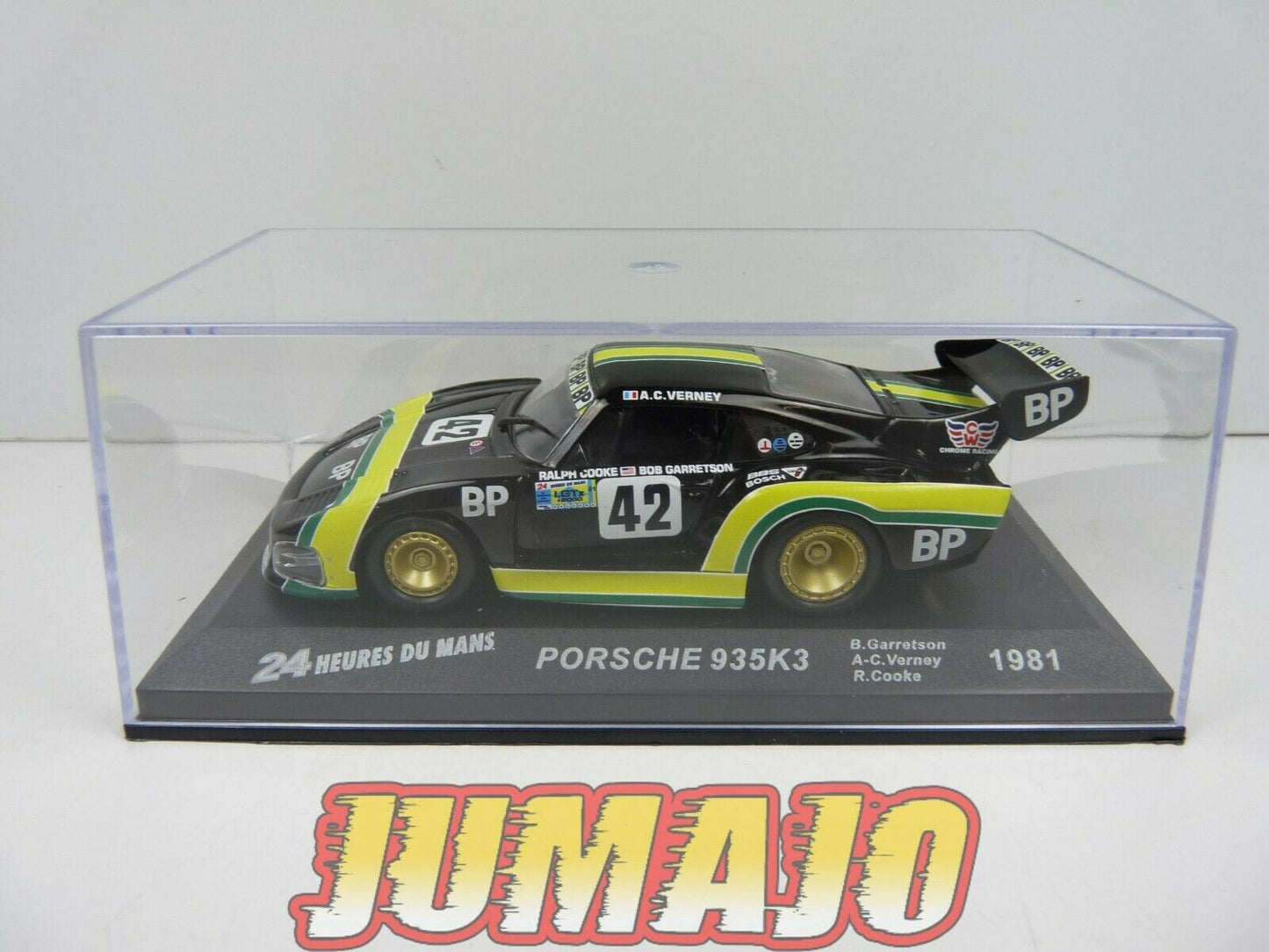 LM55 voiture 1/43 IXO 24 Heures Le Mans : PORSCHE 935K3 #42 B.Garretson 1981