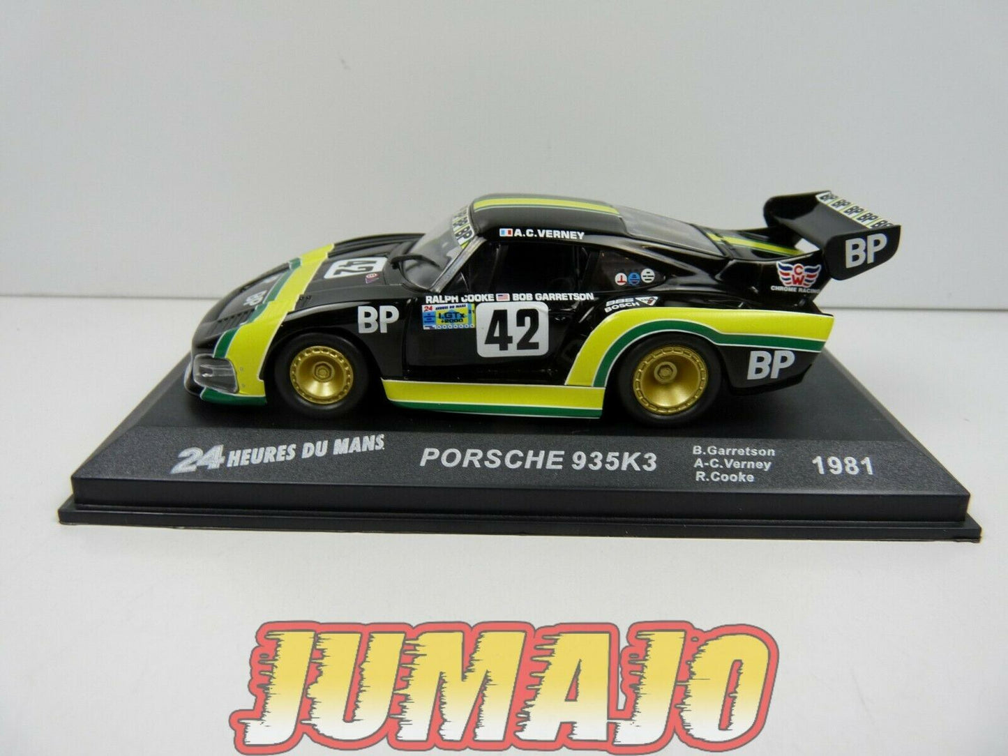 LM55 voiture 1/43 IXO 24 Heures Le Mans : PORSCHE 935K3 #42 B.Garretson 1981