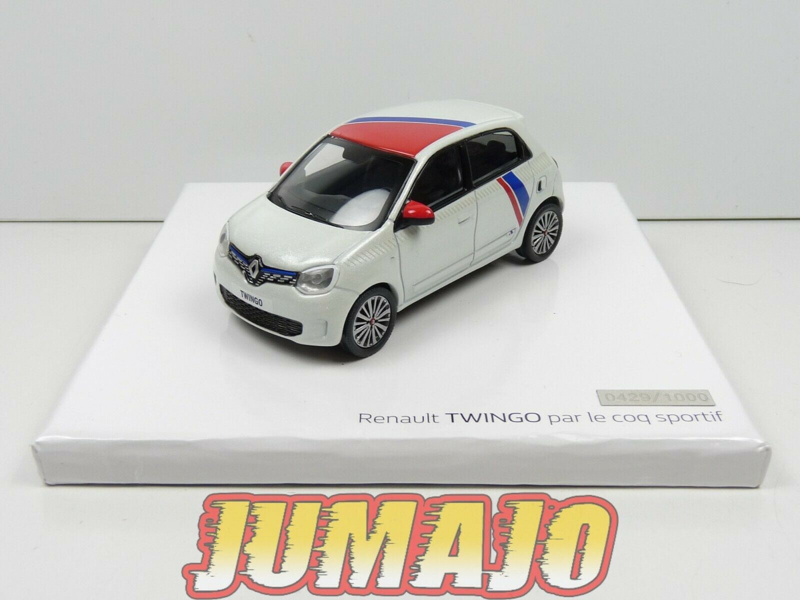 REN2 Voiture 1/43 NOREV Coffret RENAULT Twingo III le Coq