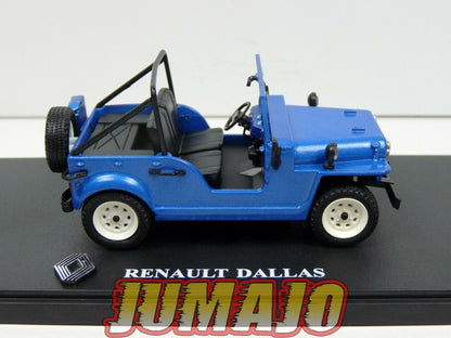 R4L32 Passion RENAULT 4 L 1/43 : Dallas décapoté bleue 1981