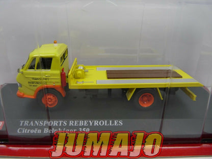 GM13 Camion 1/43 IXO HACHETTE Garage moderne : CITROEN Belphégor 350 Plateau