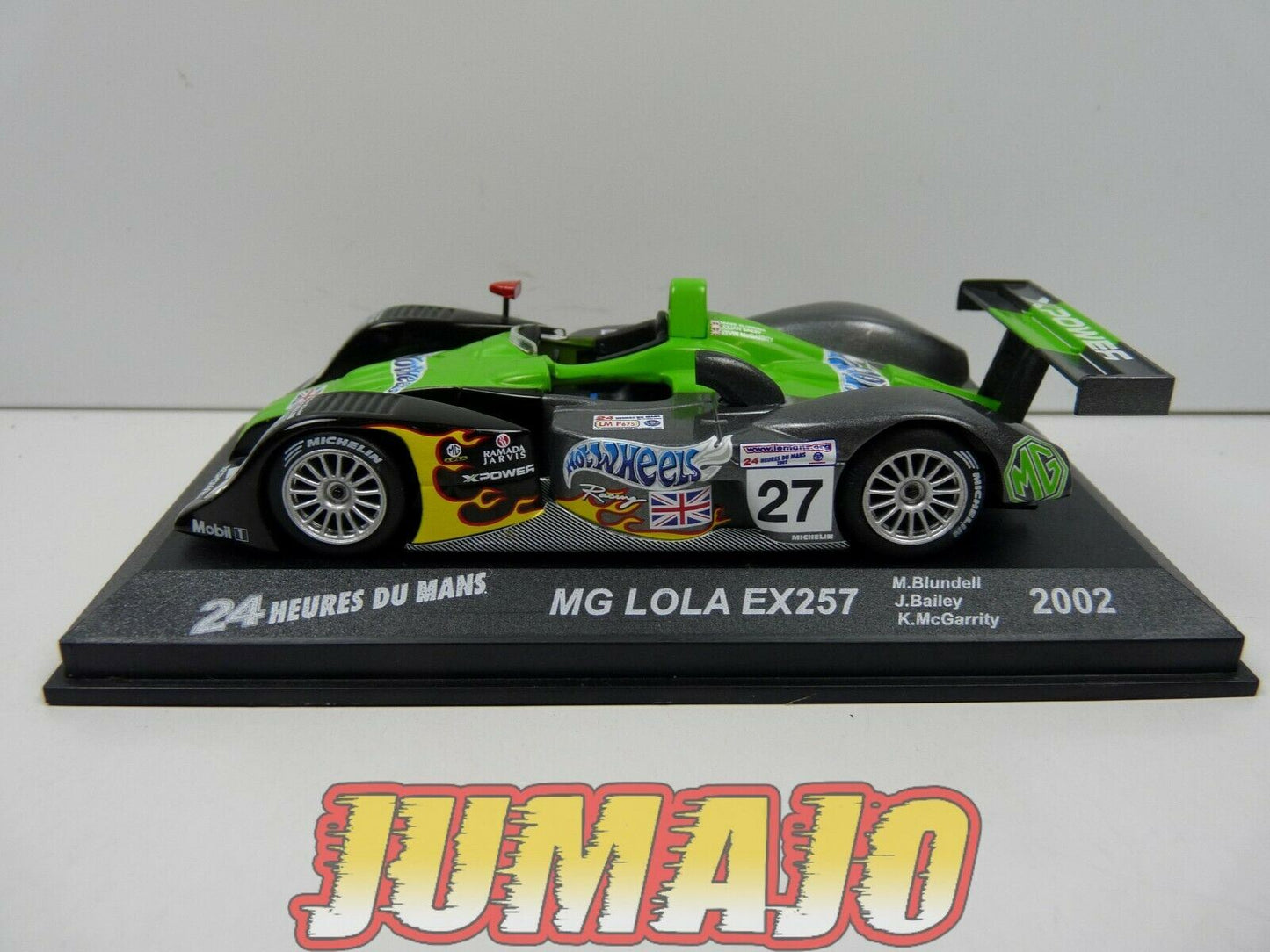 24H98 voiture 1/43 IXO Altaya 24 Heures Le Mans : MG LOLA EX257 2002 #27