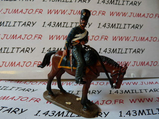 CAV8 CAVALIER de plomb DEL PRADO 1/32:EMPIRE Caporal lancier Hussard 1854 crimée