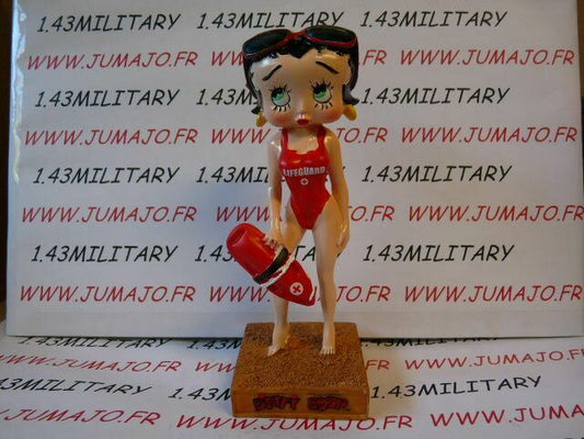 BB15 figurine Betty boop resine en blister MIB 12 cm environ : sauveteur en mer