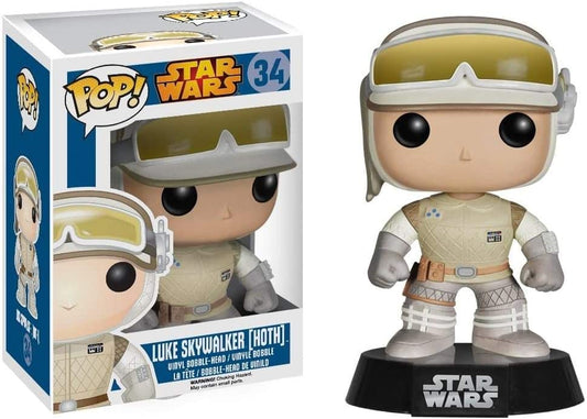 Figurine Vinyl FUNKO POP Star Wars : Luke Skywalker Hoth Bobble-head #34