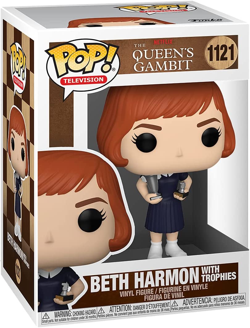 Figurine Vinyl FUNKO POP The Queen's Gambit : Beth Harmon with Trophies #1121