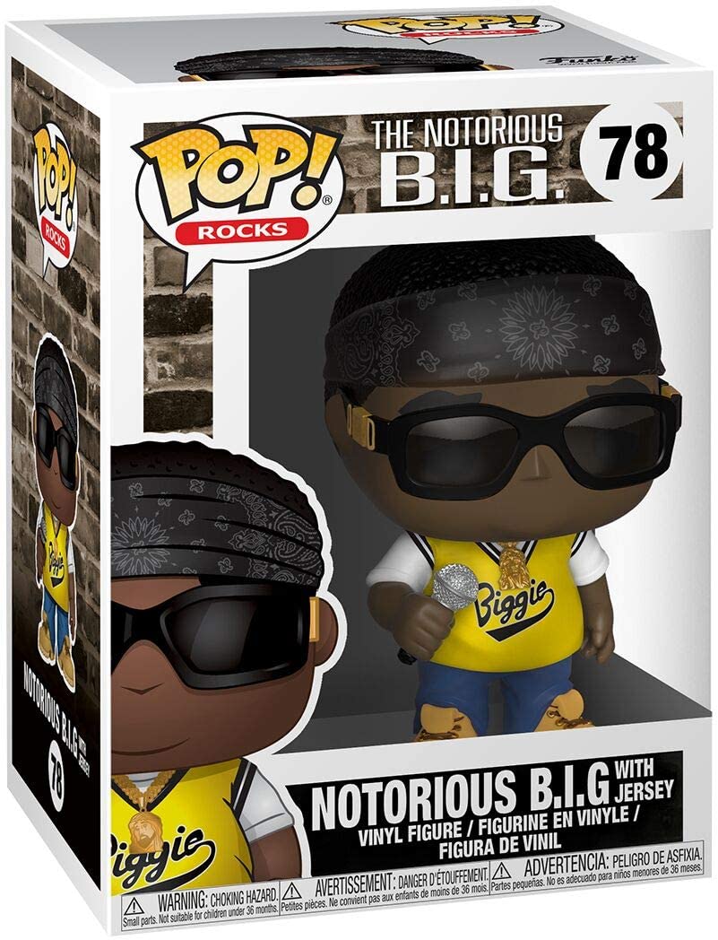 Figurine Vinyl FUNKO POP The Notorious B.I.G. With Jersey #78