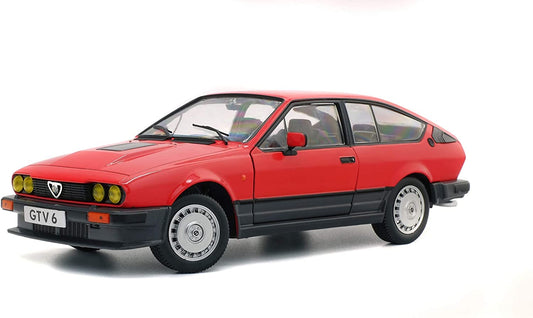 DH301 Voiture 1/18 SOLIDO : Alfa Romeo GTV 6 1984 rouge