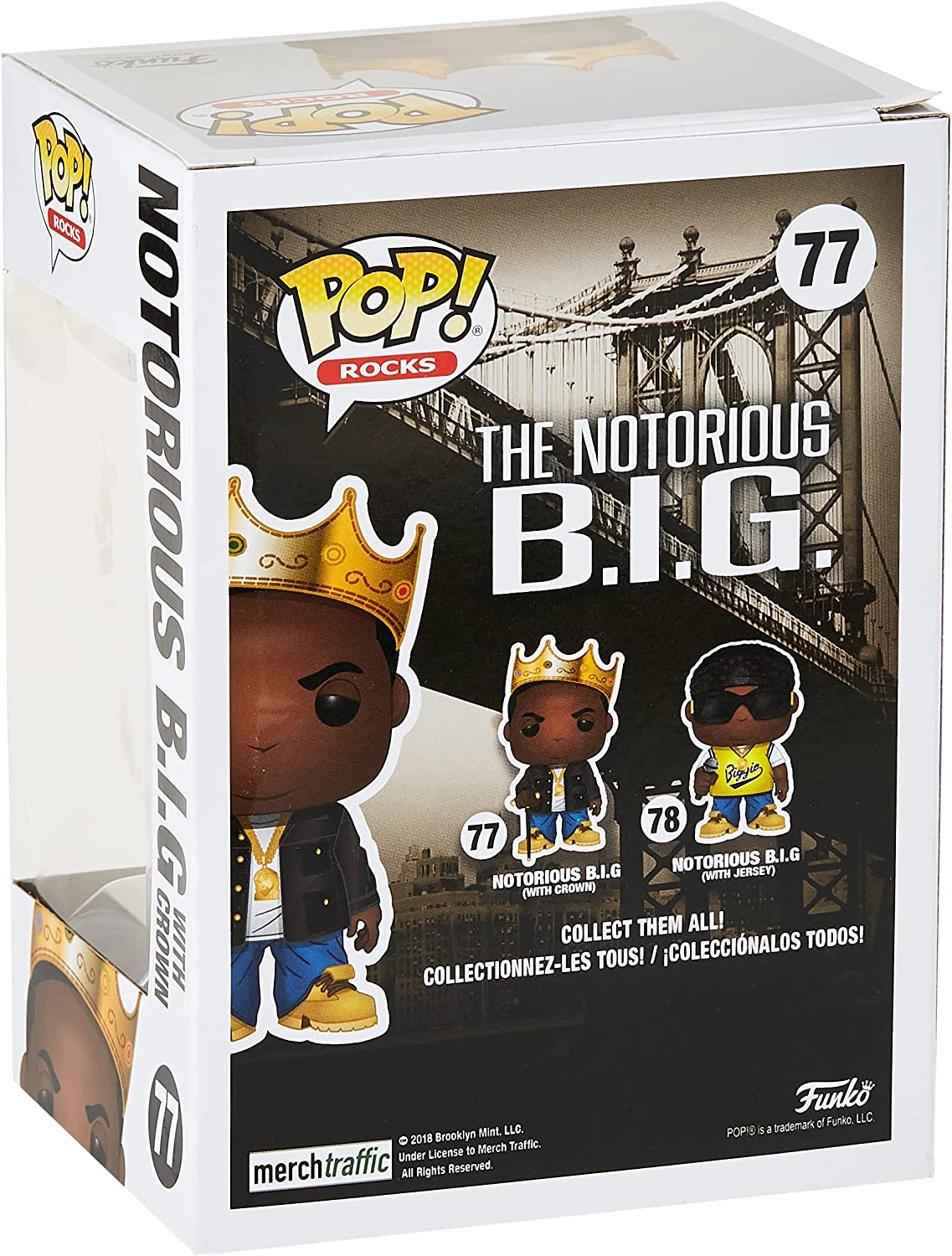 Figurine Vinyl FUNKO POP The Notorious B.I.G. : with Crown #77