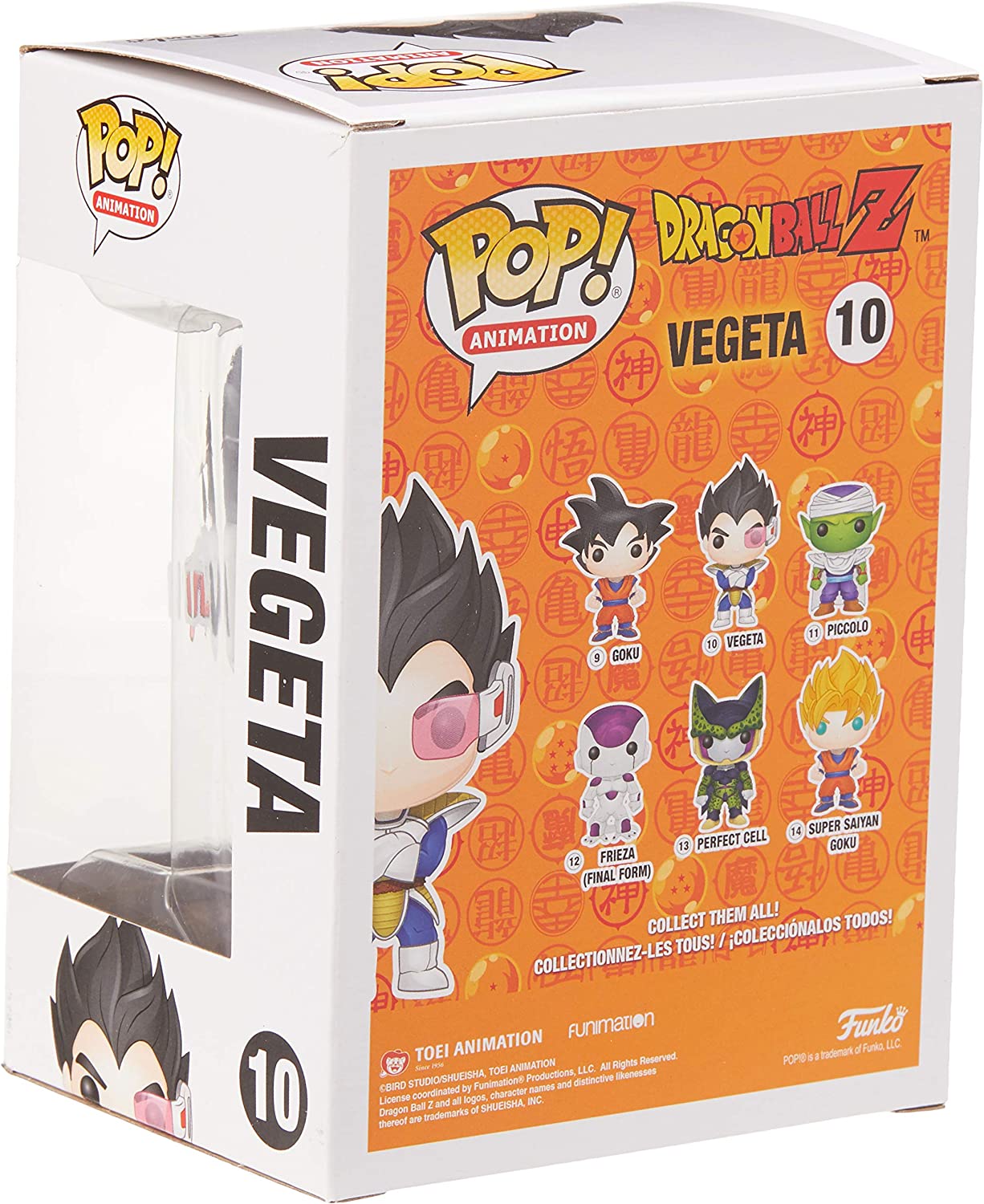 Figurine Vinyl FUNKO POP Dragon Ball Z : Vegeta #10 *Occasion*