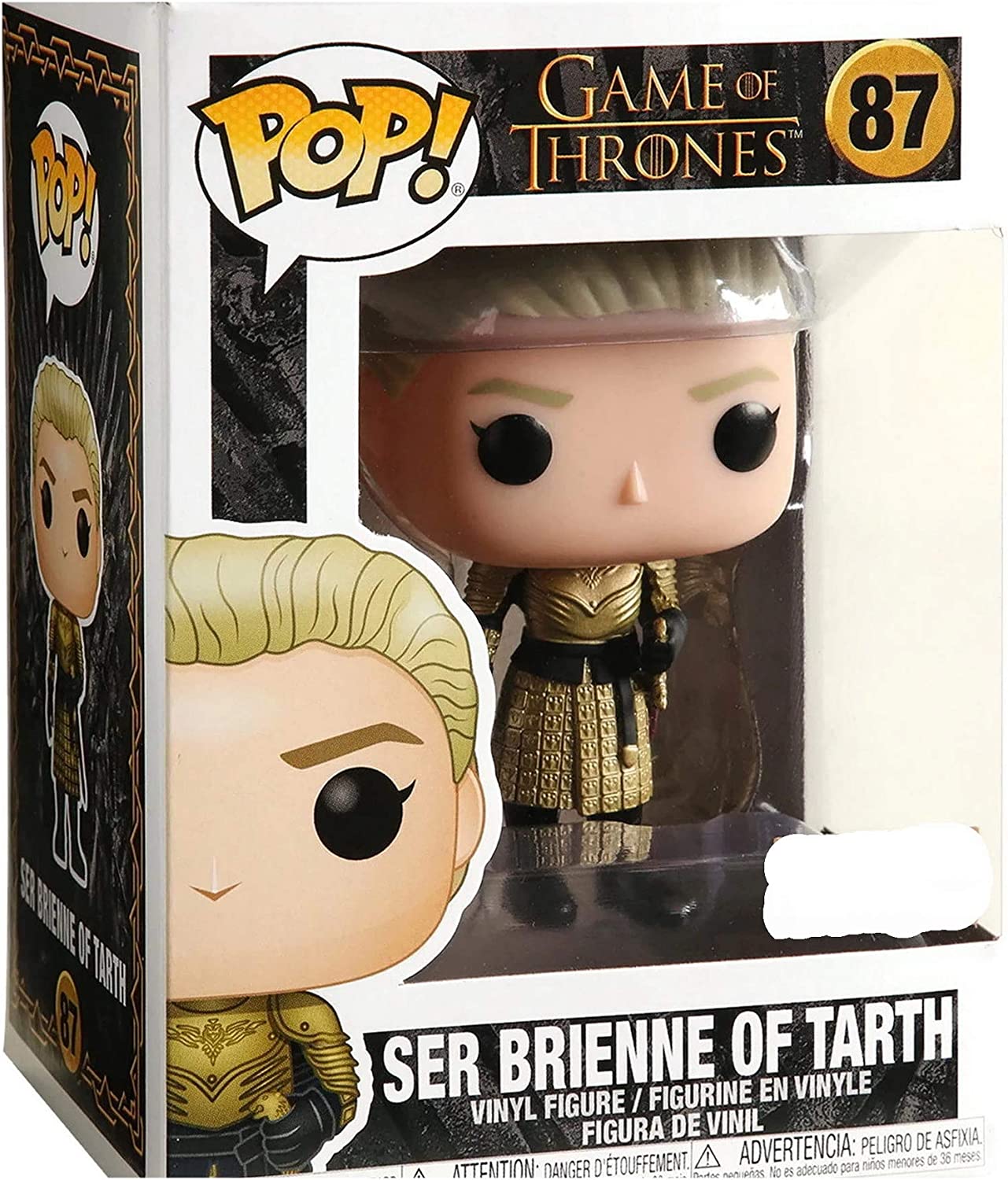 Figurine Vinyl FUNKO POP Game of Thrones : Ser Brienne of Tarth *Special Edition* #87
