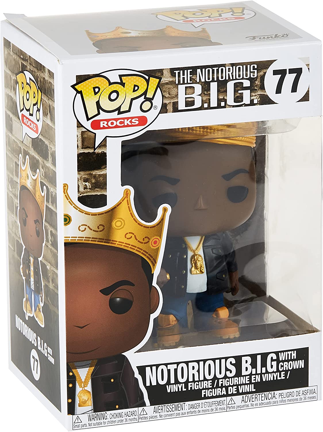 Figurine Vinyl FUNKO POP The Notorious B.I.G. : with Crown #77