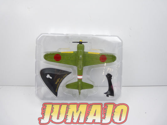 AV14 AVION militaire MAISTO : MITSUBISHI A6M2 ZERO 13 cm * 10 cm