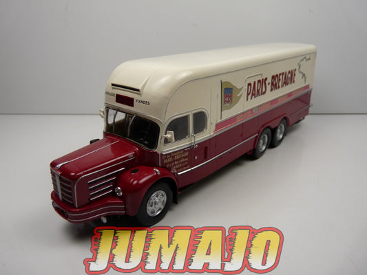BER12 CAMIONS 1/43 Hachette IXO BERLIET GBM 15 Services Rapides PARIS - BRETAGNE