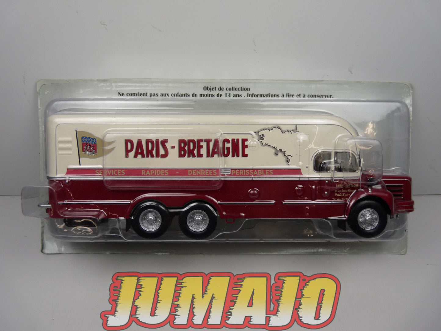 BER12 CAMIONS 1/43 Hachette IXO BERLIET GBM 15 Services Rapides PARIS - BRETAGNE