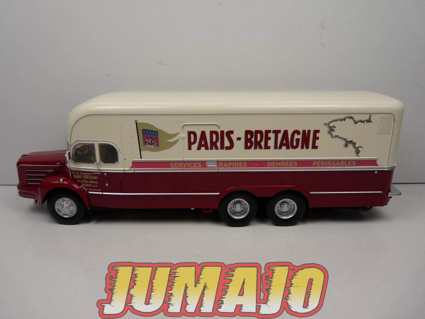 BER12 CAMIONS 1/43 Hachette IXO BERLIET GBM 15 Services Rapides PARIS - BRETAGNE