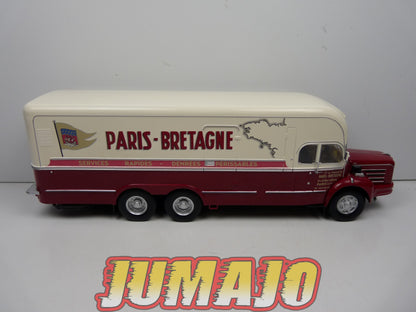 BER12 CAMIONS 1/43 Hachette IXO BERLIET GBM 15 Services Rapides PARIS - BRETAGNE