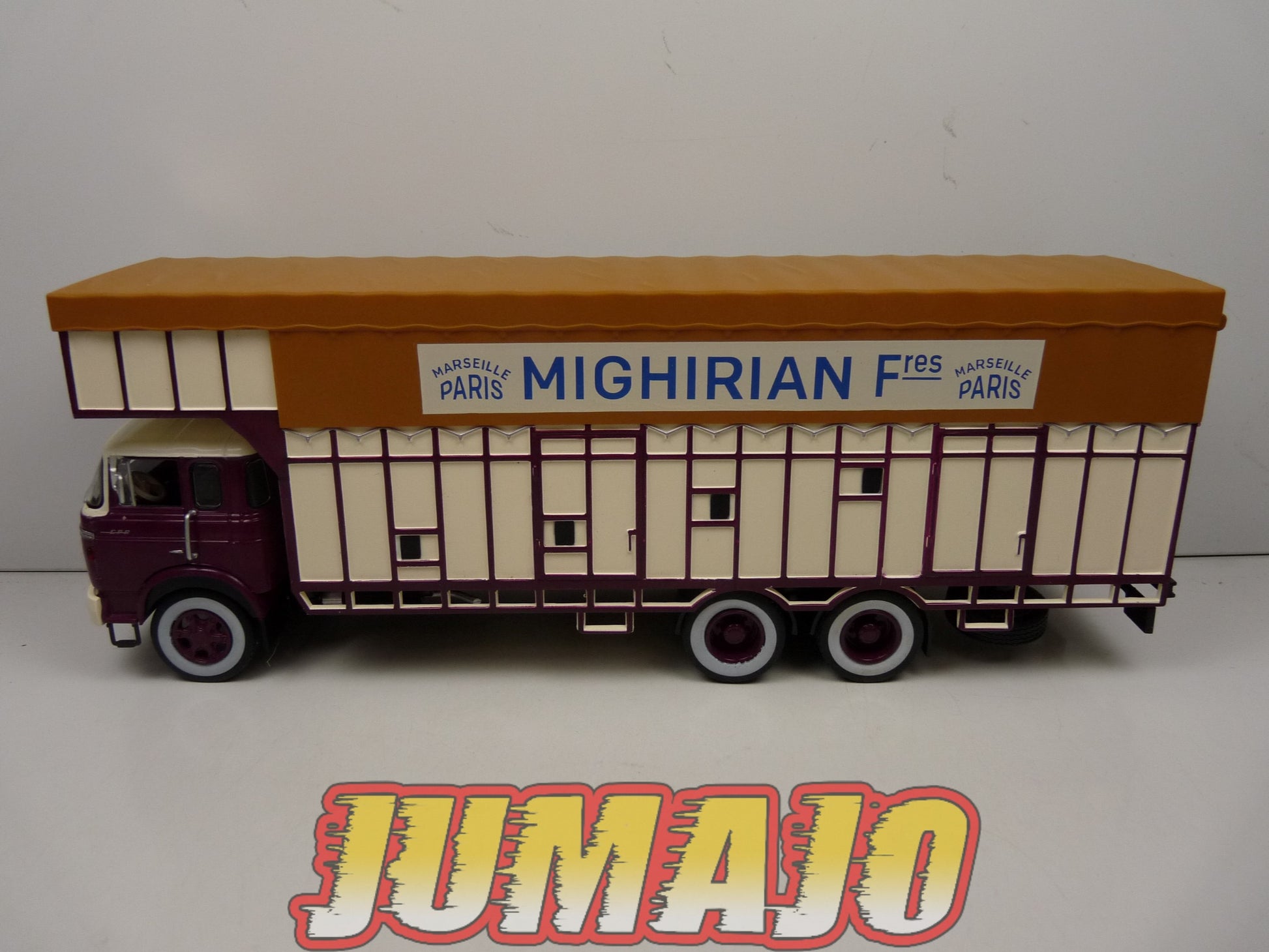 Berliet - GRH 230 6X4 Benne 1975 - Modèle Presse - 1/43 - Autos Berliet - GRH 230 6X4 Benne 1975 - Modèle Presse - 1/43 - Autos