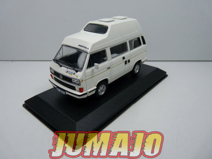 CC25 1/43 camping cars hachettes IXO : VOLKSWAGEN Kombi T3 Westfalia 1989