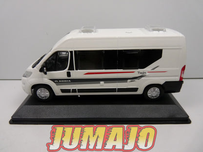 CC26 1/43 camping cars hachettes IXO : ADRIA Twin 600 SPT FIAT 2015