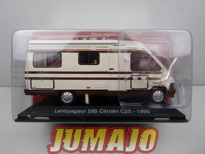 CC31 1/43 camping cars hachettes IXO : Le Voyageur 595 CITROËN C25 1990