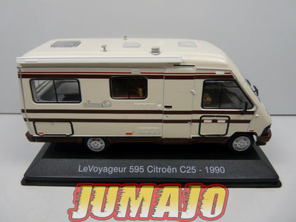 CC31 1/43 camping cars hachettes IXO : Le Voyageur 595 CITROËN C25 1990