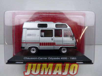 CC33 1/43 camping cars hachettes IXO : CHAUSSON-CARRIER Odyssée 4000 1983