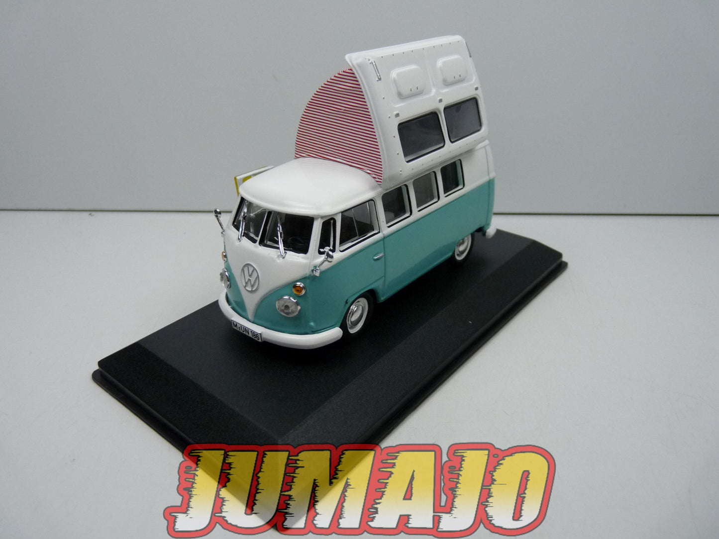 CC34 1/43 camping cars hachettes IXO : VOLKSWAGEN Kombi T1 Westfalia 1951