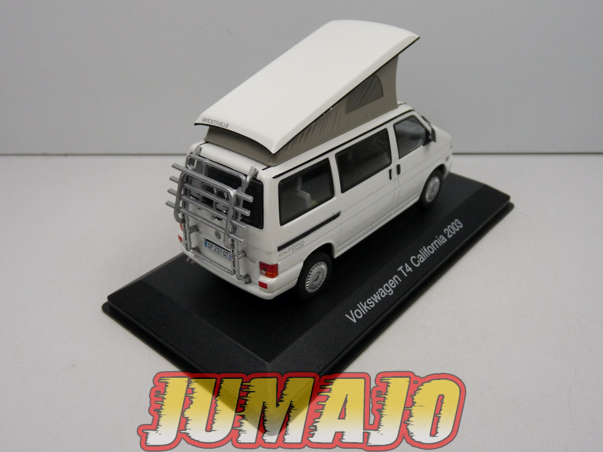 CC37 1/43 camping cars hachettes IXO : Volkswagen T4 California 2003