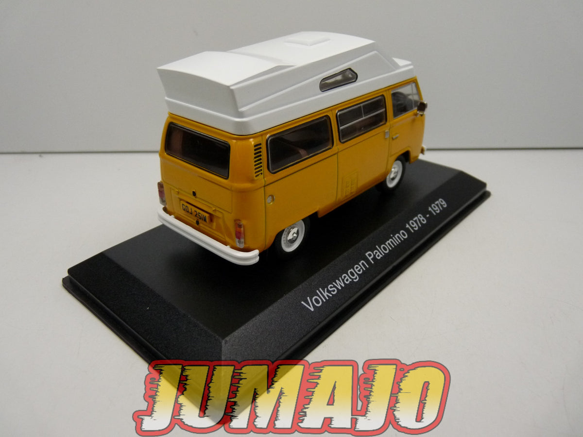 CC43 1/43 camping cars hachettes IXO : VOLKSWAGEN Palomino Kombi T2 1978-79