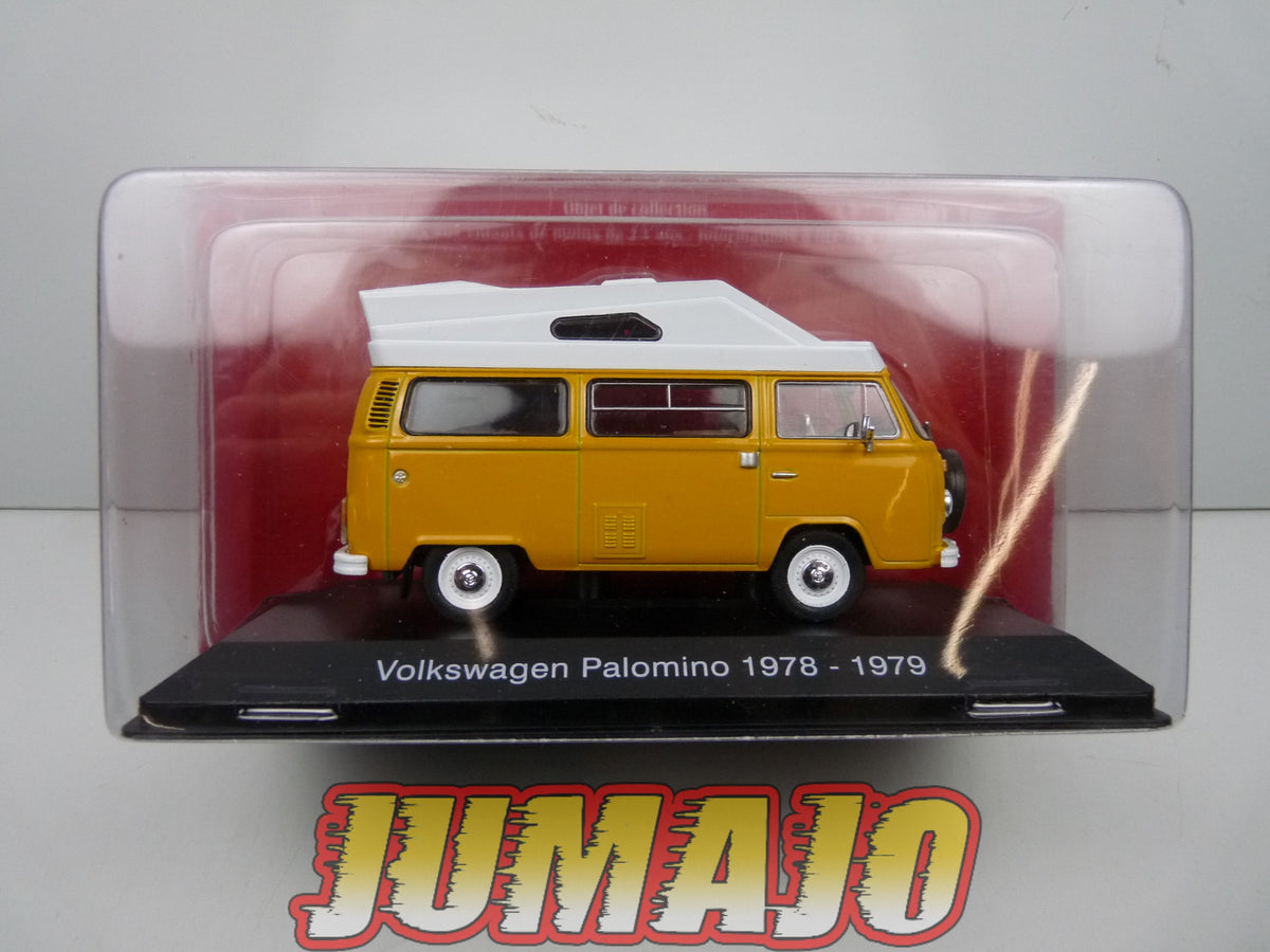 CC43 1/43 camping cars hachettes IXO : VOLKSWAGEN Palomino Kombi T2 1978-79