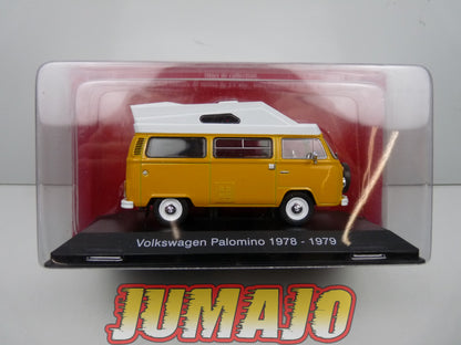 CC43 1/43 camping cars hachettes IXO : VOLKSWAGEN Palomino Kombi T2 1978-79
