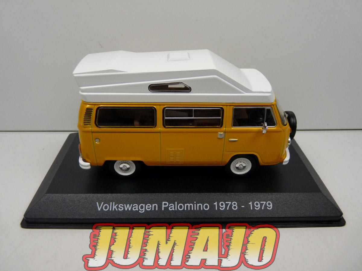 CC43 1/43 camping cars hachettes IXO : VOLKSWAGEN Palomino Kombi T2 1978-79