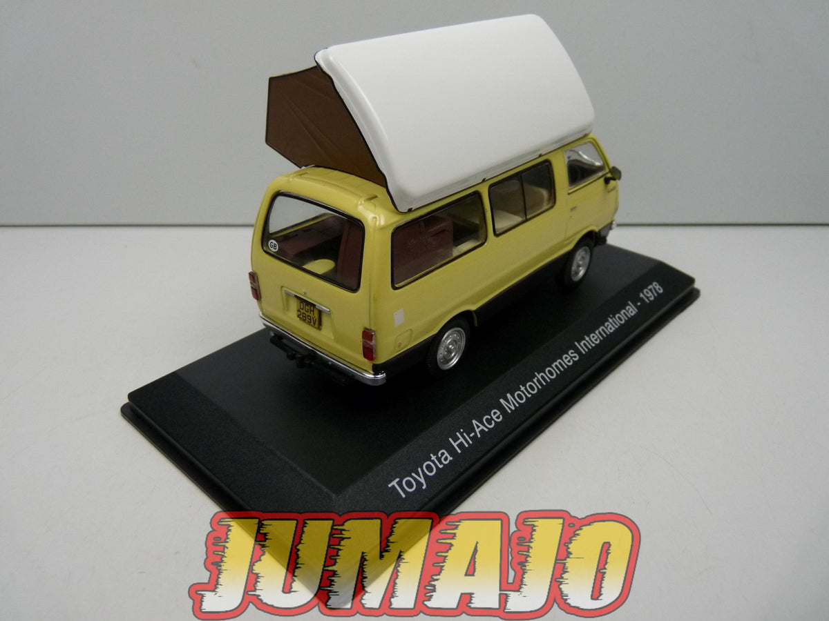 CC46 1/43 camping cars hachettes IXO : TOYOTA Hi-Ace Motorhomes International 1978