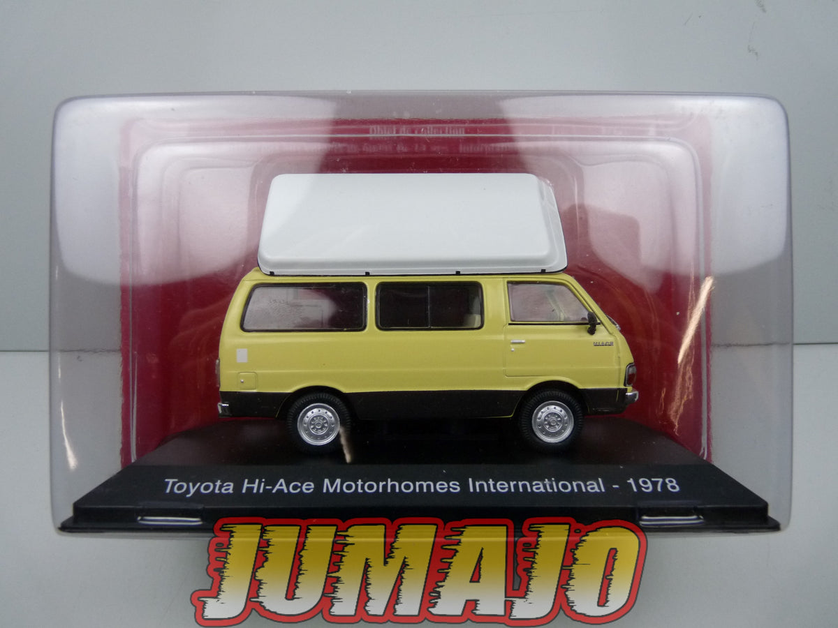 CC46 1/43 camping cars hachettes IXO : TOYOTA Hi-Ace Motorhomes International 1978