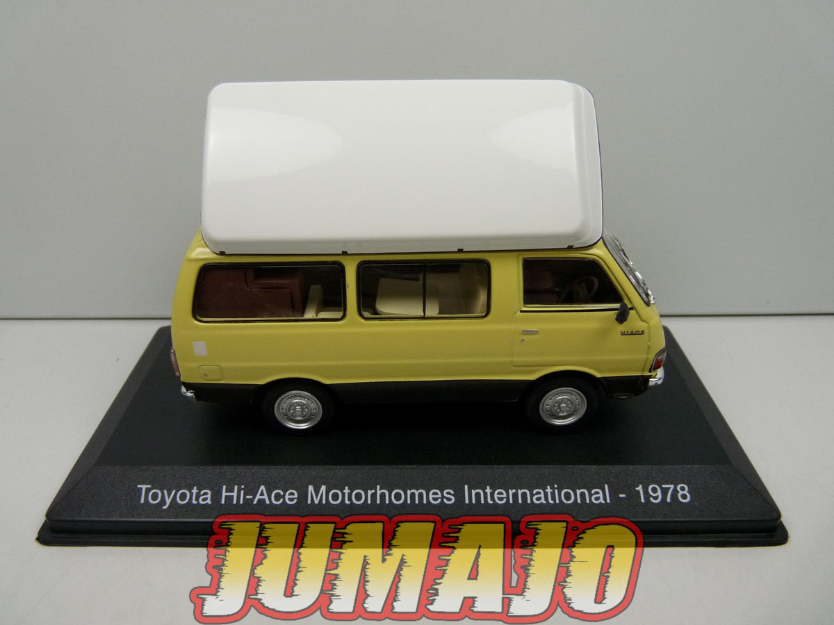 CC46 1/43 camping cars hachettes IXO : TOYOTA Hi-Ace Motorhomes International 1978