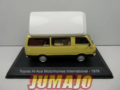 CC46 1/43 camping cars hachettes IXO : TOYOTA Hi-Ace Motorhomes International 1978