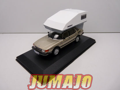 CC49 1/43 camping cars hachettes IXO : SAAB 900 Toppoala 1983