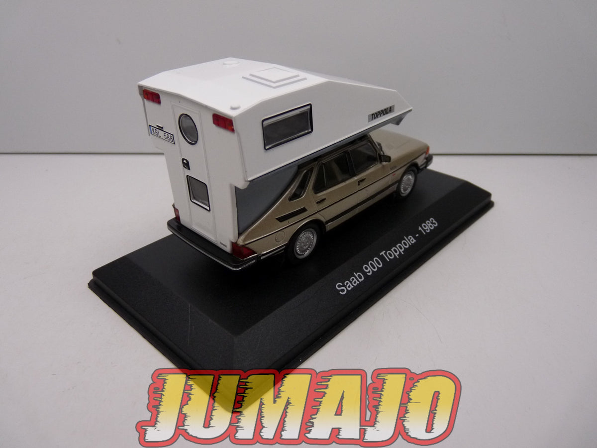 CC49 1/43 camping cars hachettes IXO : SAAB 900 Toppoala 1983