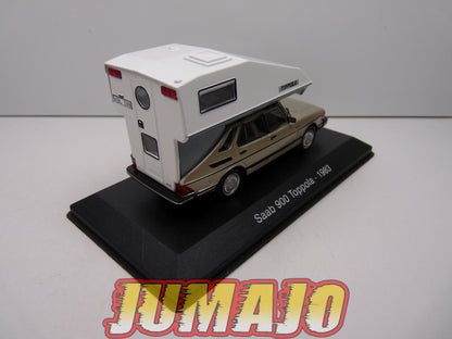 CC49 1/43 camping cars hachettes IXO : SAAB 900 Toppoala 1983