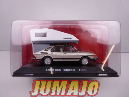 CC49 1/43 camping cars hachettes IXO : SAAB 900 Toppoala 1983