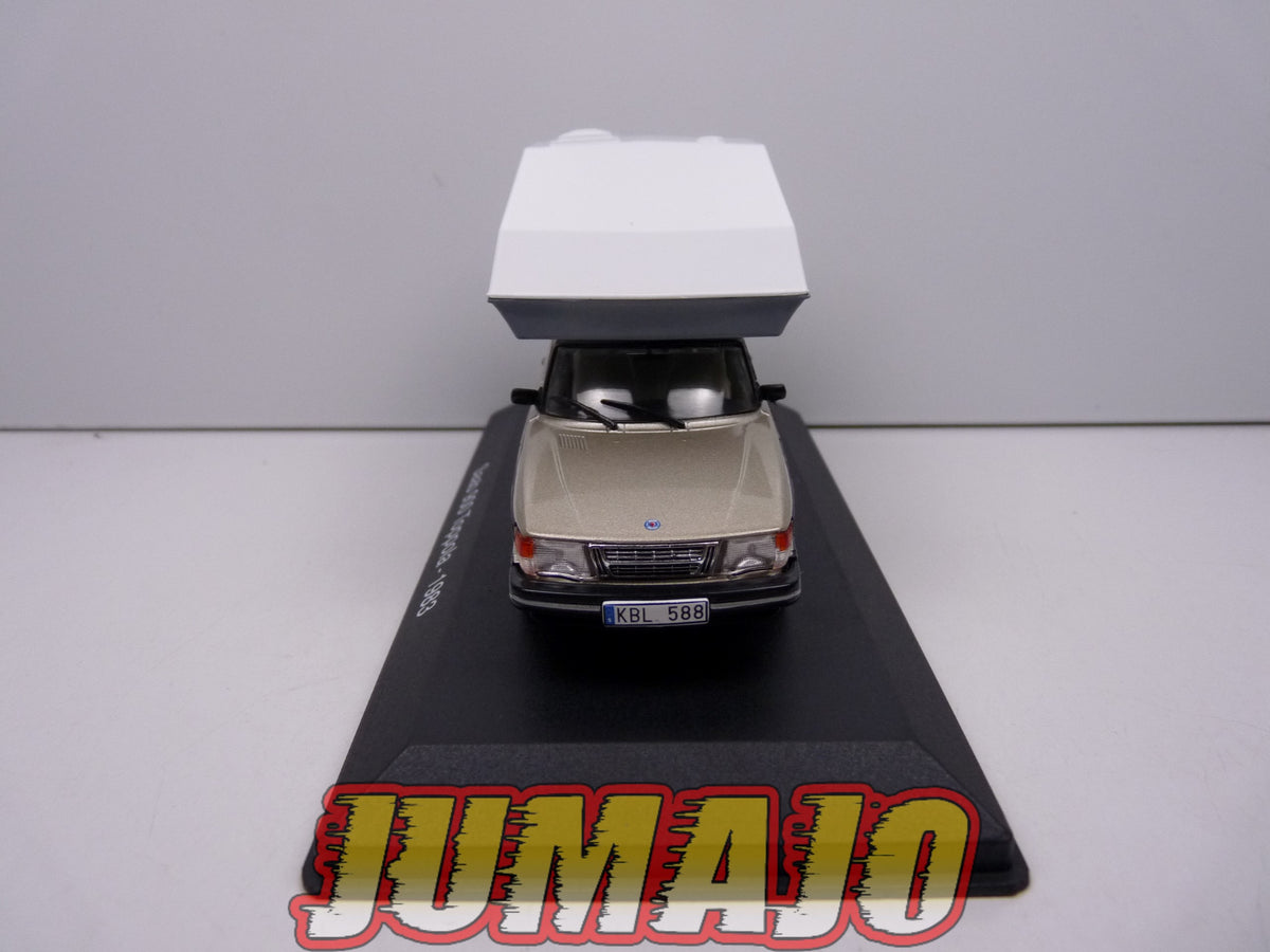 CC49 1/43 camping cars hachettes IXO : SAAB 900 Toppoala 1983