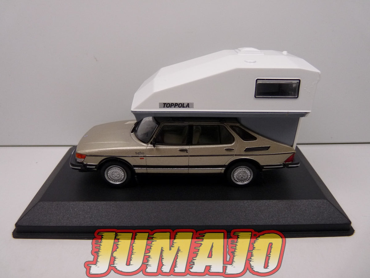 CC49 1/43 camping cars hachettes IXO : SAAB 900 Toppoala 1983