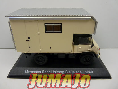 CC54 1/43 camping cars hachettes IXO : MERCEDES-BENZ Unimog S 404.414 1969