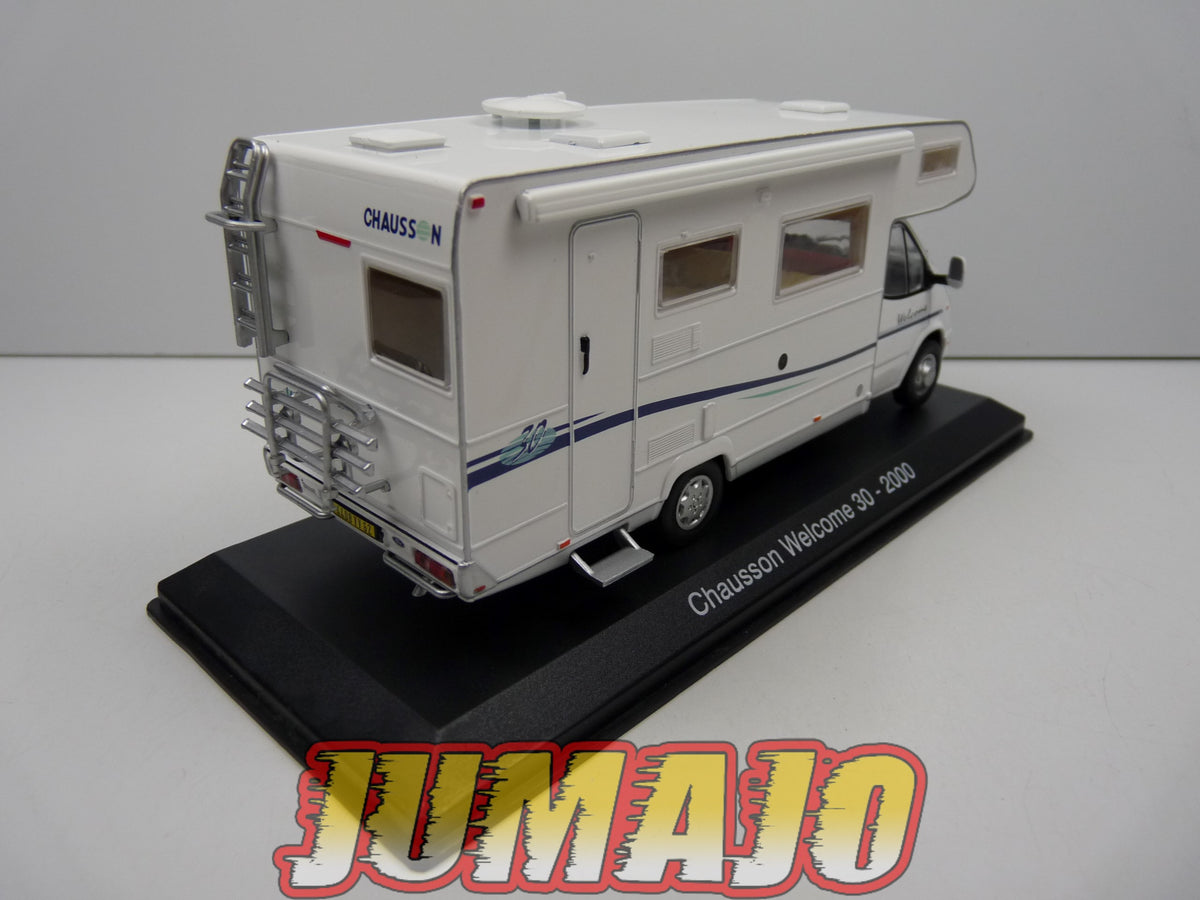 CC50 1/43 camping cars hachettes IXO : Ford Transit Chausson Welcome 30 2000